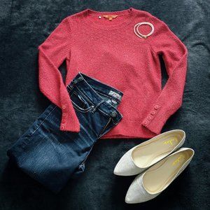 Modcloth Charter School Long Sleeve Pullover Sweater